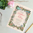 Search for bluebirds wedding invitations Vintage