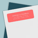 Search for beach wedding invitations return address labels Preppy