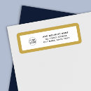 Search for gold border return address labels Trendy