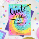 Search for the arts invitations For kids