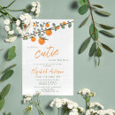 Search for orange baby shower invitations Summer