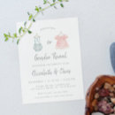 Search for online gender reveal invitations Pink and blue