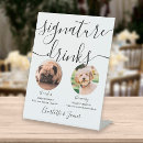 Search for dog signature drink wedding signs Modern minimalist