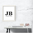 Search for black and white art Initials