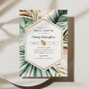 Search for palm leaf bridal shower invitations Leaves
