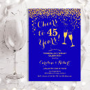 Search for 45 invitations 45th anniversary