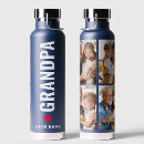 Search for grandpa water bottles Typography