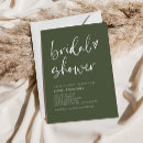 Search for green bridal shower invitations Trendy