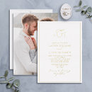 Search for gold lettering wedding invitations Classic