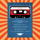 Search for mix tape invitations Modern