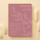 Search for fall leaf line invitations Modern