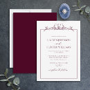 Search for burgundy border invitations Flowers