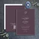 Search for plum invitations Classic