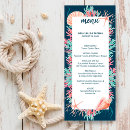 Search for nautical wedding menus Tropical