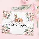 Search for deer thank you cards Watercolor