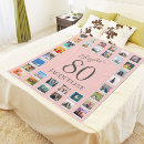 Search for 80th birthday blankets Keepsake