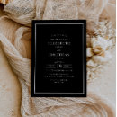 Search for celebration of marriage invitations Black and white