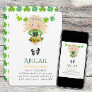 Search for irish birthday invitations Shamrock