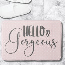 Search for hello gorgeous bath mats Elegant