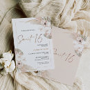 Search for nature birthday invitations Pink
