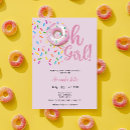 Search for oh baby doughnut invitations Pink