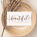 Search for hair specialist business cards Blush pink