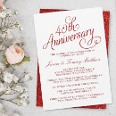 Search for wedding anniversary invitations 40th