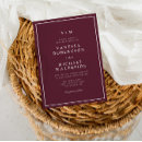 Search for burgundy border wedding invitations Qr code