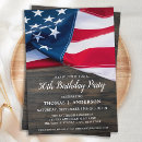 Search for patriotic birthday invitations Stars and stripes