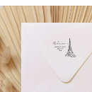 Search for eiffel tower rubber stamps Return address