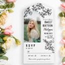 Search for line drawn invitations Flowers