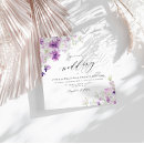 Search for lavender black wedding invitations Watercolor