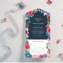 Search for navy blue flowers invitations Pink
