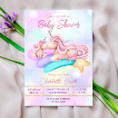 Search for magical unicorn baby shower invitations Rainbow