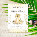 Search for leopard baby shower invitations Brown