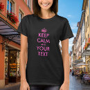 Search for keep calm and carry on tshirts Crown