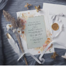 Search for blush and sage wedding invitations Boho
