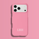 Search for simple monogram iphone cases Pastel pink