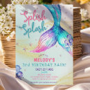 Search for mermaid pink invitations Summer