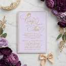 Search for purple princess baby shower invitations Once upon a time
