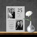 Search for 25th anniversary vow renewal invitations 25 years together