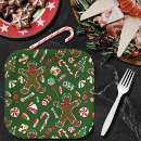 Search for candy cane christmas plates Green