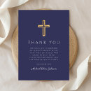 Search for navy blue thank you cards Religious