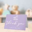 Search for purple thank you cards Chic