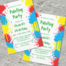 Search for artistic birthday invitations Creative