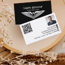 Search for airline pilot business cards Modern