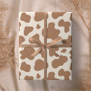 Search for cow print wrapping paper Brown