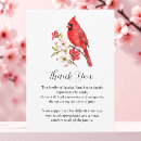 Search for cardinal bird invitations Sympathy