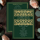 Search for green gold wedding programs Floral
