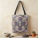 Search for sugar skull tote bags Purple
